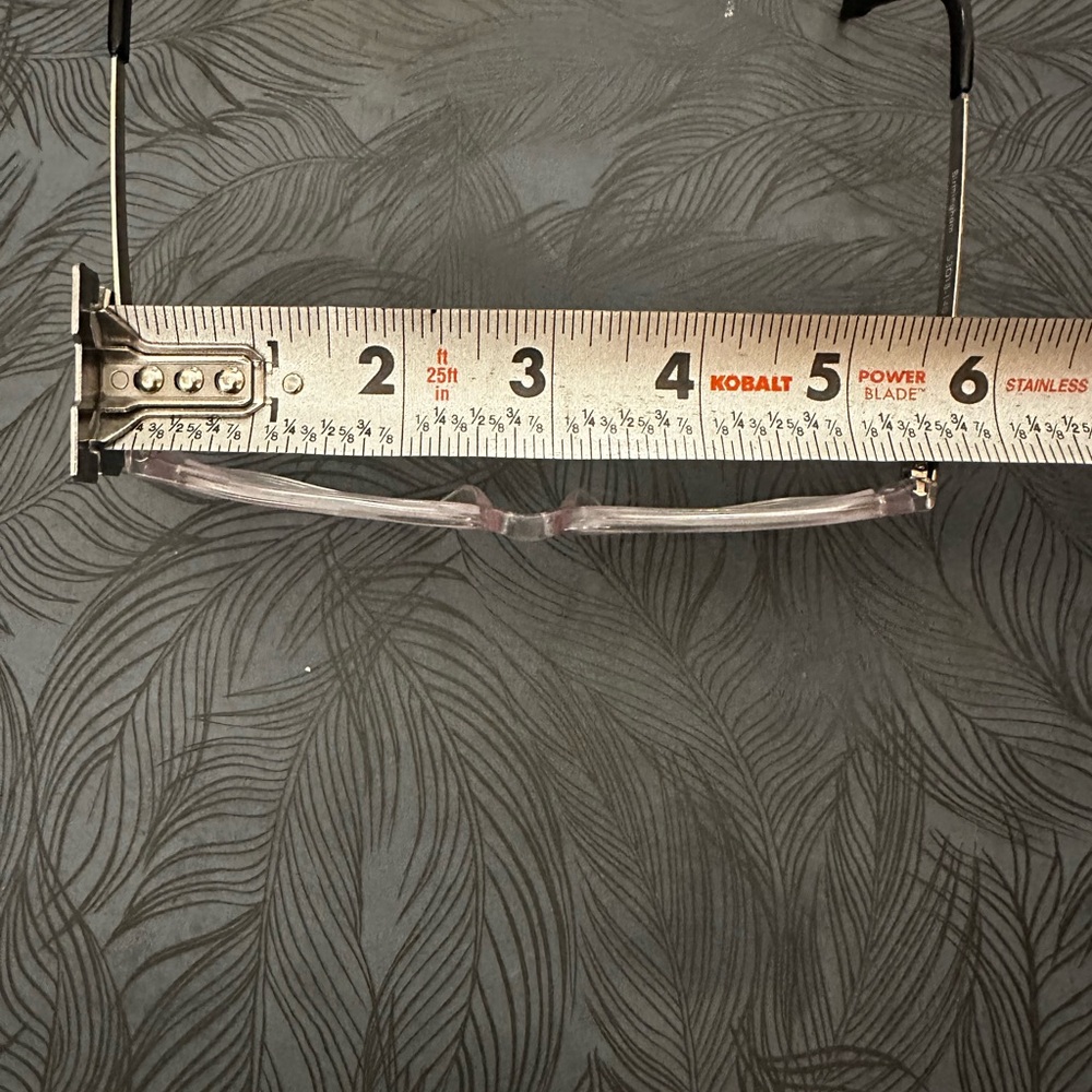 Clear Translucent Square Eyeglass Frames Men’s - image 5